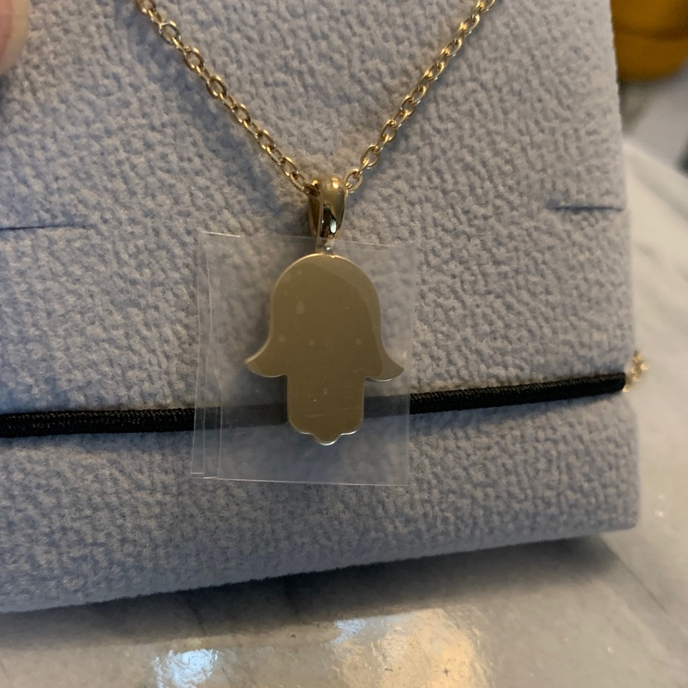 Hamsa Pendant Necklace - Picture 2 of 3